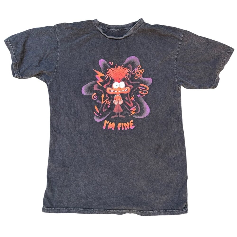 Vintage Style "Im Fine" Graphic T-Shirt